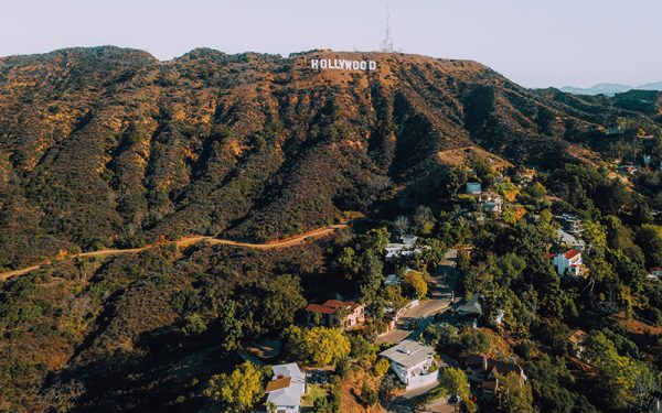Hollywood Hills with the sign
