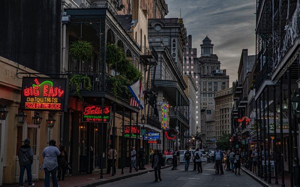 Restaurant signs in New Orleans