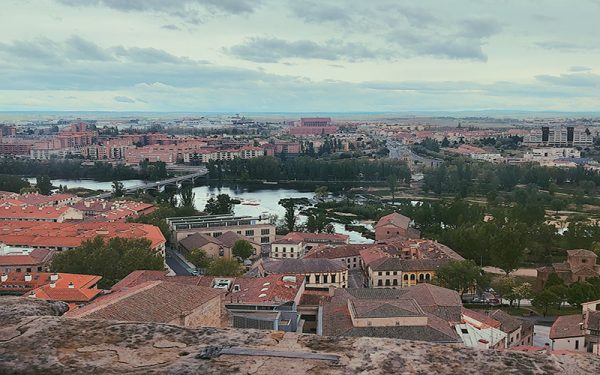 Buildings and greenery in Salamanca